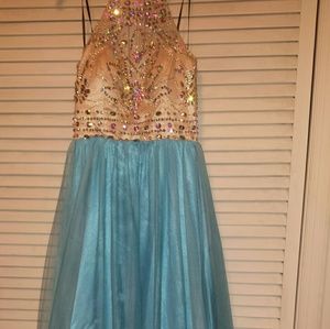 MASQUERADE PROM DRESS
